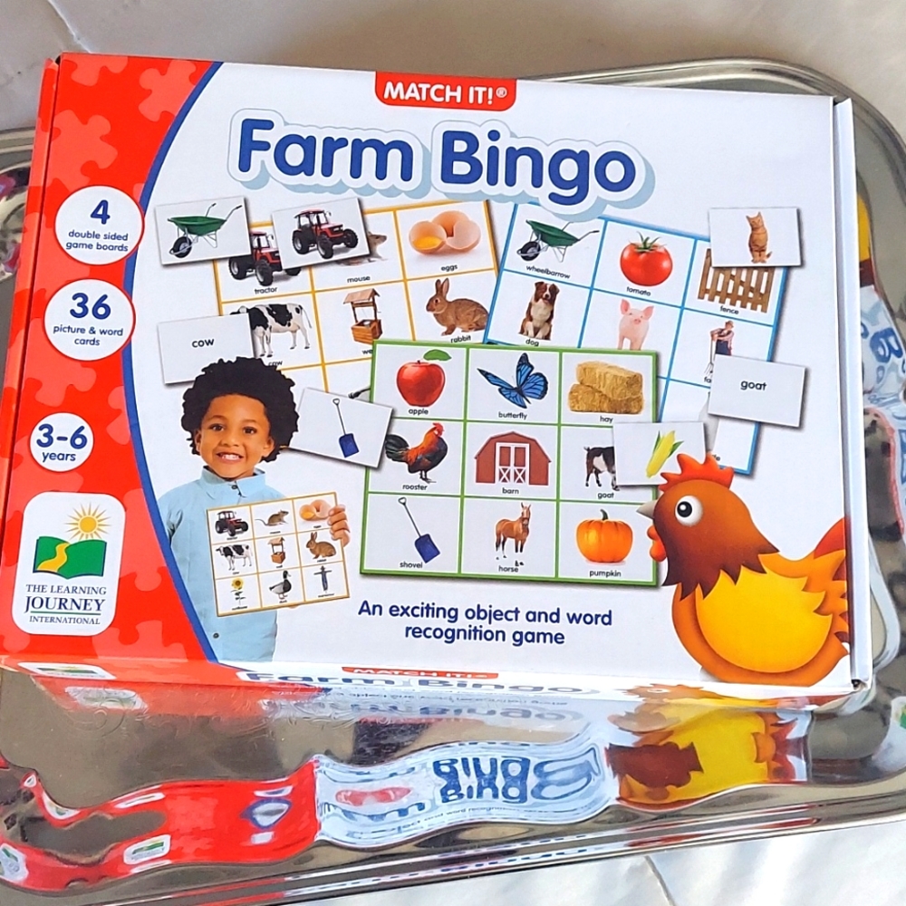 Children's Farm Bingo Set